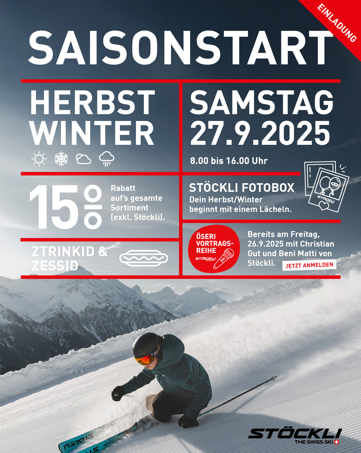 Saisoneröffnung Herbst/Winter 2025
